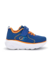 Scarpe blu arancioni con chiusura a strappo HRO J B TD 26