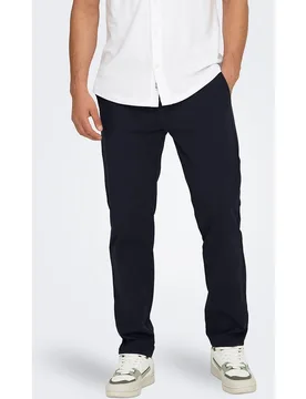 Only & Sons - Pantalón largo de hombre con cierre de botón y cremallera - Only & Sons - FashionsVida