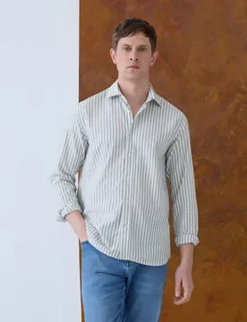 Camisa sport manga larga hombre - Emidio Tucci - FashionsVida