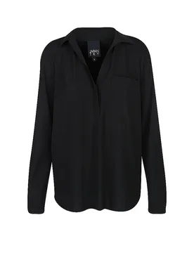 Camicia a tunica KAEMI nero S - Japan Tky - FashionsVida