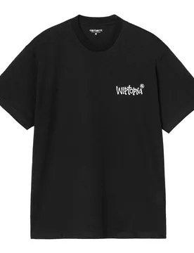 S/S Wiptopia Script T-Shirt - T-Shirt-kurzarm - schwarz - Herren - Size: XL - Carhartt WIP - FashionsVida