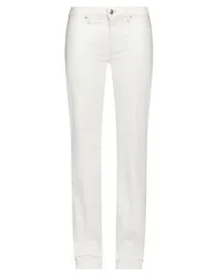 Jeanshose Damen Elfenbein 29W-L33 Damen