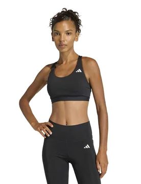 Optime Essentials Medium Support Sports Bra Black female - Adidas - FashionsVida