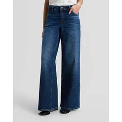 Hope Mid Rise Baggy Jean Flash Blue Größe 28x31 female