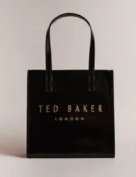 Crinion Patent Small Tote Bag Black female