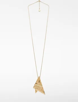 Collar pieza triangular con pliegue - Adolfo Dominguez - FashionsVida