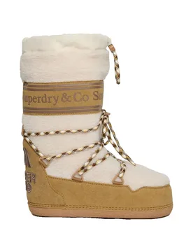 Bottes De Neige Borg Sand / Cream EU 38-39 - Superdry - FashionsVida