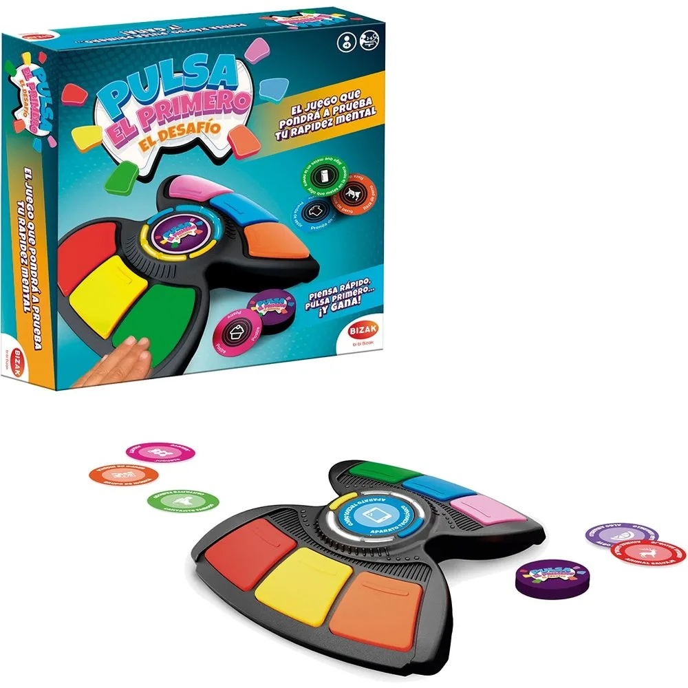 Juego de mesa Pulsa el Primero el Desafío - Bizak - FashionsVida