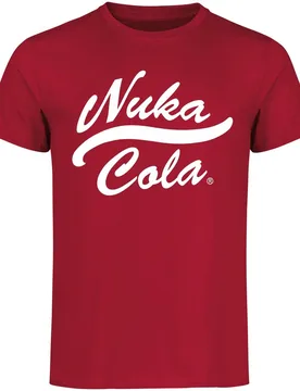 Gaming T-Shirt - Nuka Cola - S bis XXL - Größe S - rot - Unisex - unisex - Fallout - FashionsVida