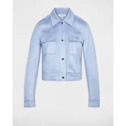 Chaqueta de mujer entallada de antelina