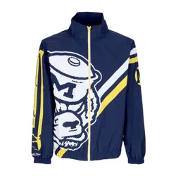 Giacca a Vento Uomo Ncaa Exploded Logo Warm Up Jacket Micwol Navy
