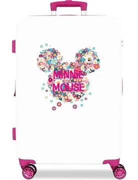 Maleta mediana infantil Minnie rígida 68cm Sunny Day rígida con capacidad de 70L - Disney - FashionsVida