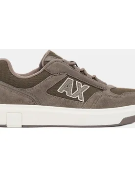 Zapatillas de hombre con mezclad e tejidos y logo - Armani Exchange - FashionsVida