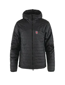 Isojacke Expedition X-Lätt Hoodie para hombre negro L - Fjällräven - FashionsVida