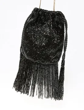 Sfera - Saco abalorios flecos - Sfera - FashionsVida