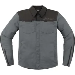 Giacca Moto Casual UPSTATE CANVAS CE Grigio taglia M