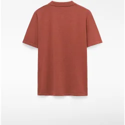 Polo de hombre de algodón regular fit con cuello italiano