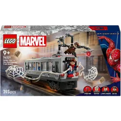 Juego de construcción Spider-Man vs. Doc Ock: Escena del Tren Subterráneo Super Hero - 76321