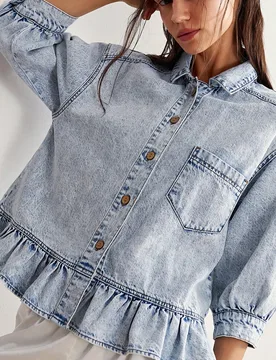Camisa casual de mujer de unicolor tejida M - Shein - FashionsVida