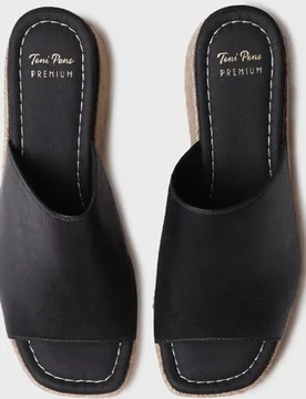 Alpargatas de plataforma de mujer de serraje - Toni Pons - FashionsVida