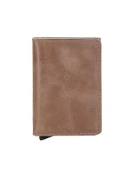 Geldbörsa - Slimwallet Vintage taupe grigio
