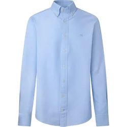 Camicia A Maniche Lunghe Washed Oxford Tailored Fit Sky 2XL