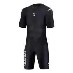 Synskin 3 Short Sleeve Trisuit Black L Men