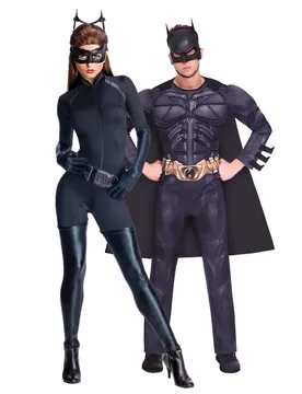 Paarkostüm Batman und Catwoman Erwachsene - BCI - FashionsVida