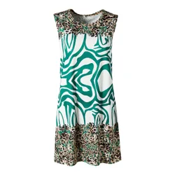 Sommerkleid "Heidi" gruen braun M Damen