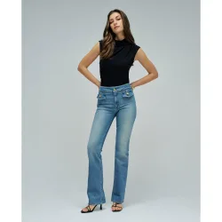 Vaqueros campana Destiny push up bootcut de mujer