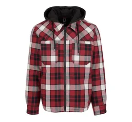 Übergangsjacke - Heavy Twill Jacket - S bis M - für Männer - Größe S - rot/schwarz - Männer - male