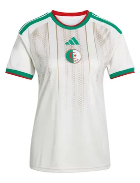 T-shirt à Manches Courtes Domicile Algeria 26/27 Chalk White L - Adidas - FashionsVida