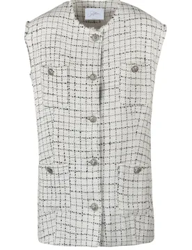 Gilet - 451642 - Bianco/Nero - SO ALLURE - FashionsVida