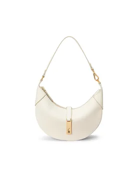Borsa in pelle - Borsa a spalla piccola crema - Ralph Lauren - FashionsVida