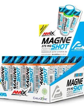 Scatola Di Bevanda Energetica Monodose Magneshot Forte 375 Mg Mango 60ml 20 Unità Multicolor - Amix - FashionsVida