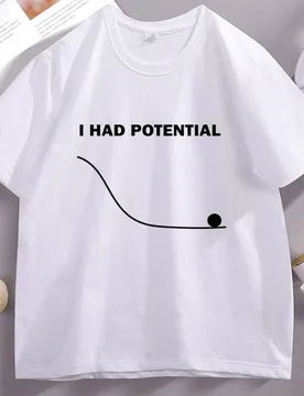 Dr Grace's I Had Potential T-Shirt Men Women Project Hail Mary Tshirt Casual Cotton Short Sleeve Round Neck T Shirts Tops - Aliexpress - FashionsVida