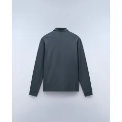 Polo de piqué de hombre de manga larga
