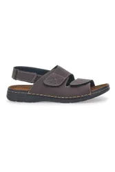 Sandali Marroni Con Chiusura Strappo 647 43