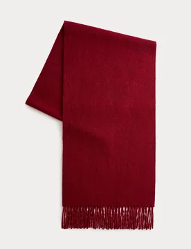 Pure Cashmere Scarf Red male - Autograph - FashionsVida