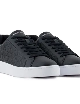 Exchange Sneaker Xm00010-af11916 Black / Optical White EU 42 - Armani - FashionsVida