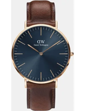Reloj de hombre Classic Revival DW00100626 de piel - Daniel Wellington - FashionsVida