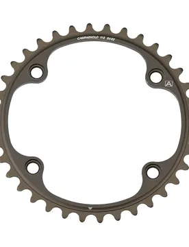 Corona Super Record 112 Bcd Black - Campagnolo - FashionsVida
