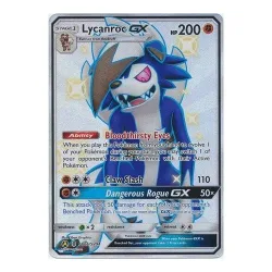 Pokemon SM Guardians Rising SV66/SV94 Lycanroc GX (Hidden Fates Shiny Vault Full Art)