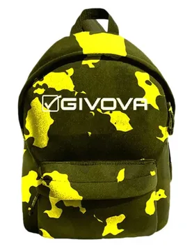 Sac à Dos Army Military Green / Fluorescent Yellow One Size unisex - Givova - FashionsVida
