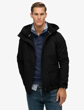 Hooded Ultimate Windbreaker Jacket Black male - Superdry & Co - FashionsVida