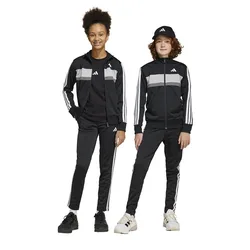 Tuta Seasonal Essentials Tiberio 3 Stripes Tricot Black / White / Grey Two 13-14 Anni