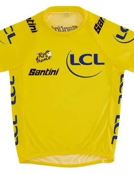 Maillot à Manches Courtes Tour De France Gpm Leader - Santini - FashionsVida