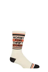 Pair Horny for Thrift Stores Cotton Socks Multi One Size - Cream - Size: One Size