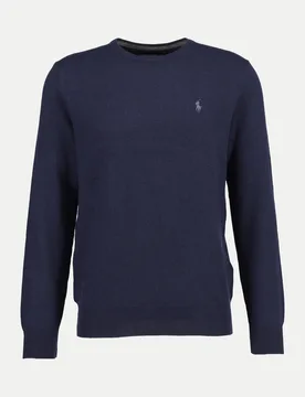 Polo Strickpullover aus Merinowolle Blau XXL - Ralph Lauren - FashionsVida