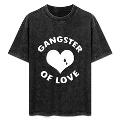 Gangster of love T-Shirt Soft Casual Short Sleeve Cotton Tee